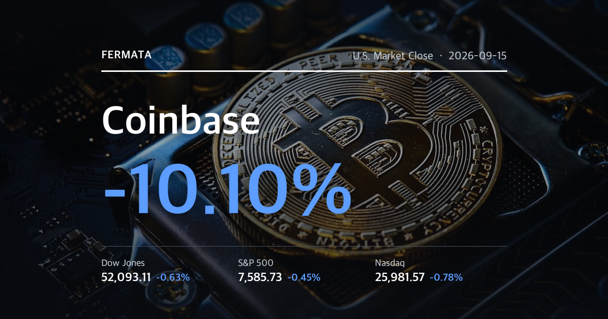 Coinbase Sinks 10% as Senate Blocks Crypto Market Bill